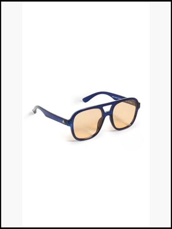 Chunky Oversized Aviator Sunglasses with Soft Case main image 7